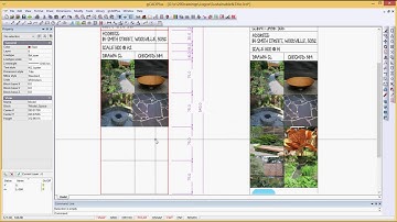 Creating a simple landscape title block from first principles