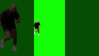 Mike Tyson running green screen