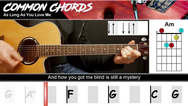 As Long as You Love Me Guitar version - Guitar performance video thumbnail