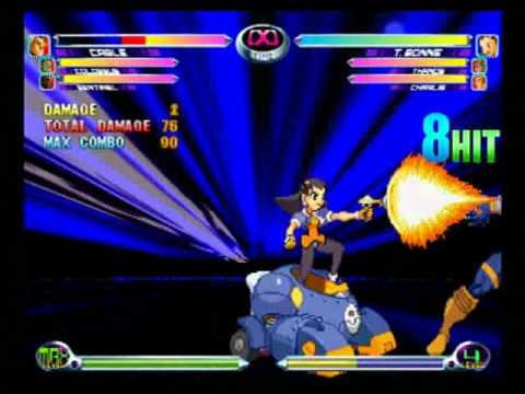 MvC2: Romneto Combo Challenge # 1 - 100% Combo (2 meters) Tron/Thanos/Charlie inspired by Romneto