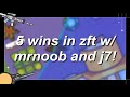 5 wins in zft w mrnoobog and jubl7ee  zombsroyale
