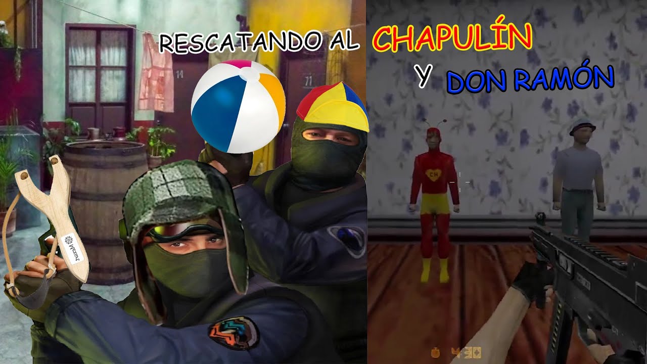 COUNTER STRIKE en LA VECINDAD | Counter-Strike 1.6