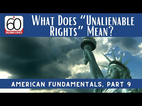 Video: Proč jsou nezcizitelná práva pro společnost důležitá?