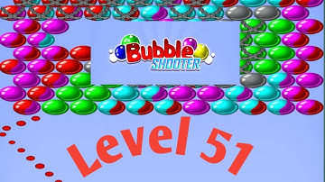 bubble shooter Gameplay / Level 51 / bubble shooter Game online