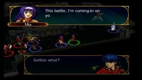 Fire Emblem: Path of Radiance - Ike and Mia Conversation