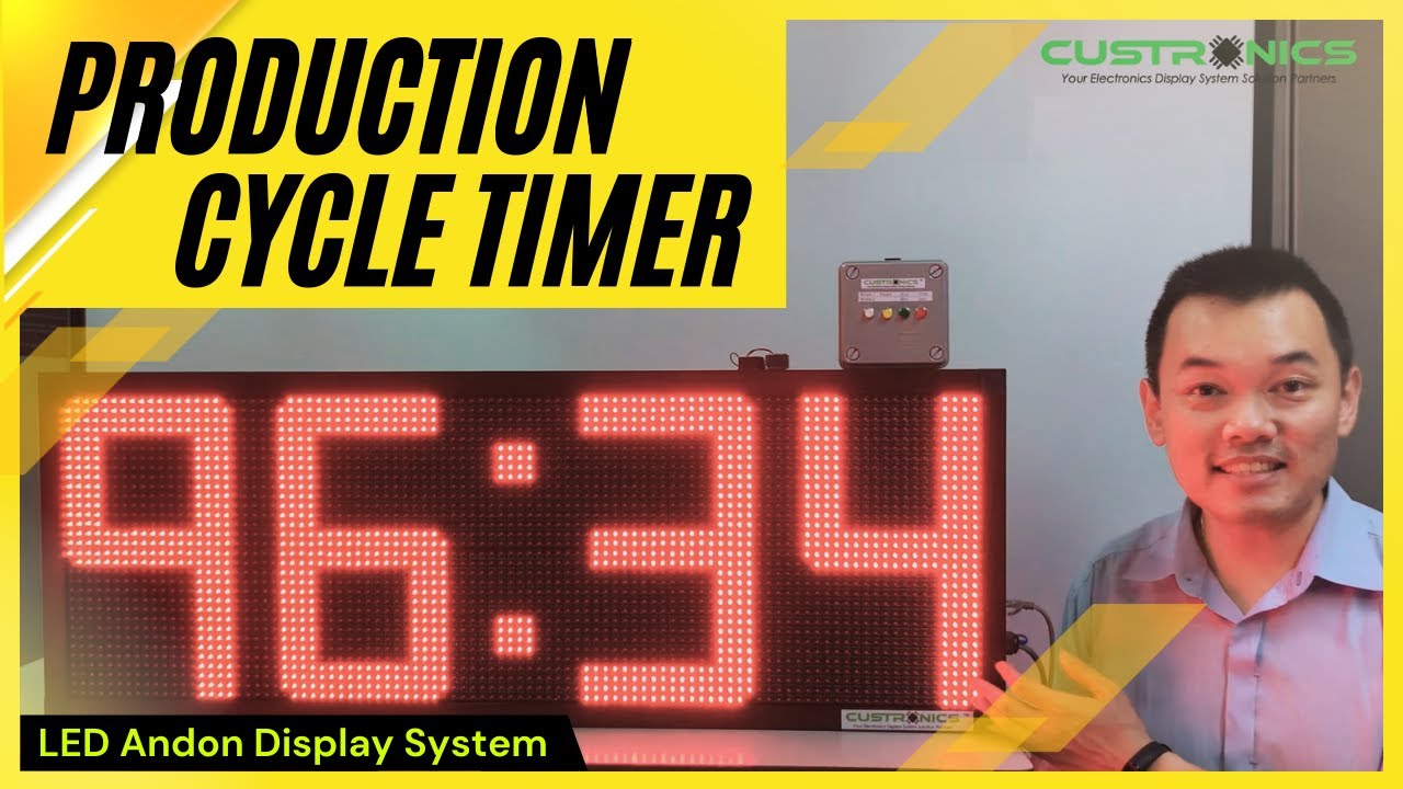 LED CountDown Timer, Production Cycle Timer, LED Timer Display, LED  Cycle Timer