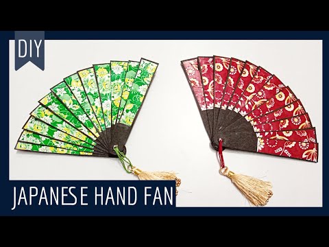 Video: Hvordan Man Laver En Japansk Fan