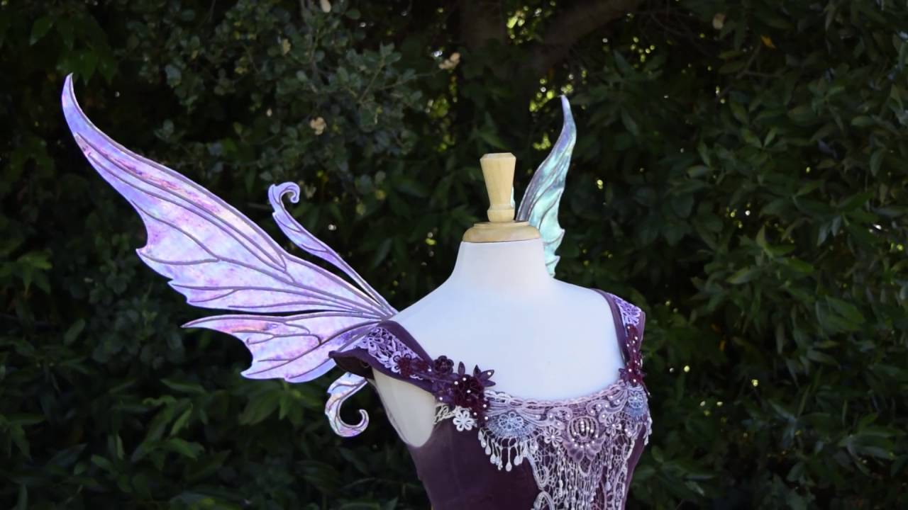 Fancy Fairy fluttering fairy wings test, animated wings YouTube