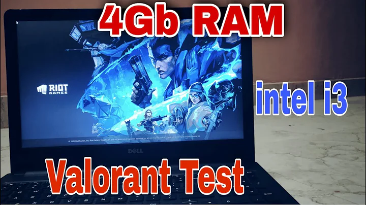 Test de jeu Valorant avec 4 Go de RAM !