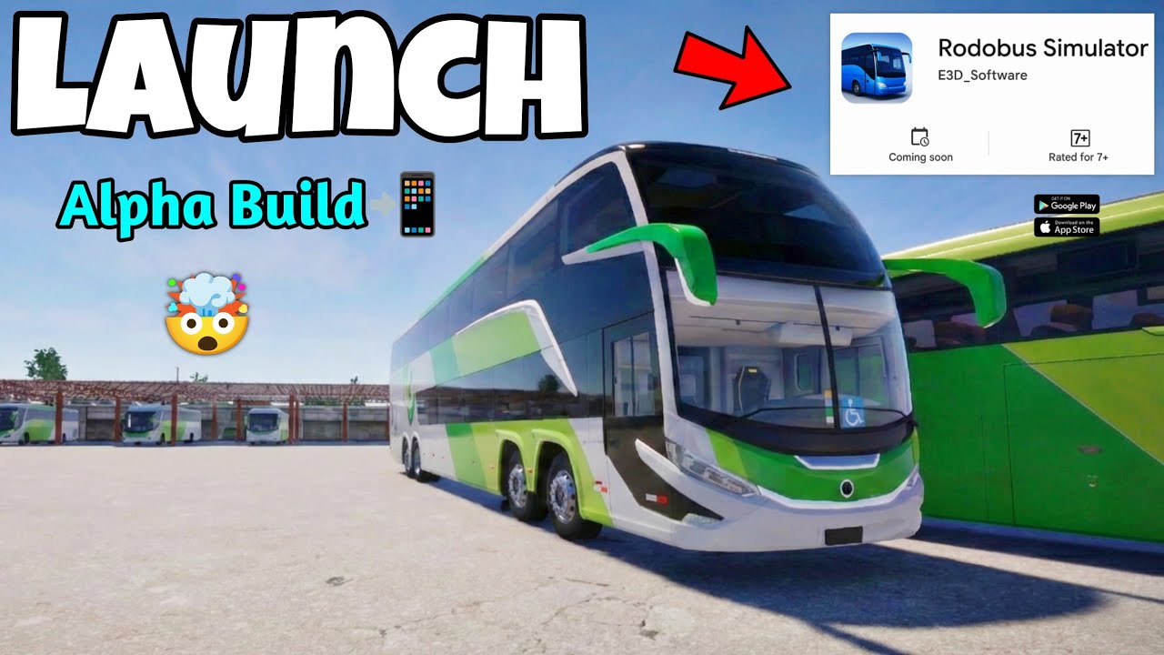 Запуск мобильной версии Rodobus Simulator🎉 Альфа-версия готова🔥✅