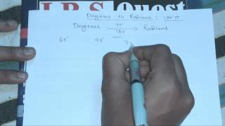 Is video me mai aapko ye batane ja raha hu ki aap kaise degrees ko
radians convert kar sakte h bina calculator k wo vi bas 15 sec me....
-~-~~-~~~-~~-~- p...