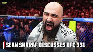 Sean Sharaf talks KO win vs. Gable Steveson at UFC 331, getting out of debt & more | ESPN MMA