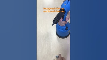 Hexagon rivet nut and thread rivet nut