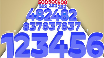 Man Runner 2048 vs Number Merge Run 3D - (123456, ASMR Gameplay) New Update Game