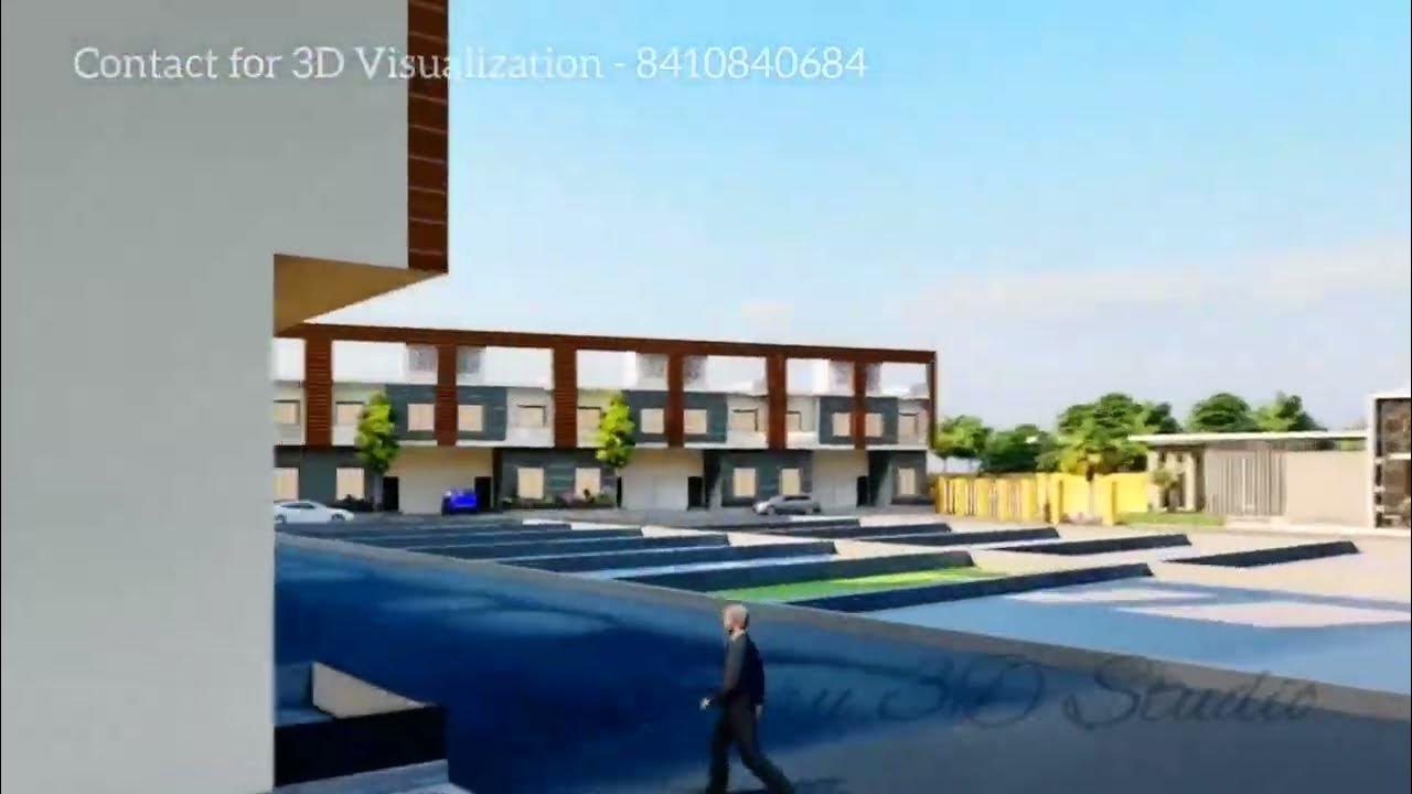 GULAB ENCLAVE MORADABAD VILLAS WALKTHROUGH ANIMATION BEST COLONY