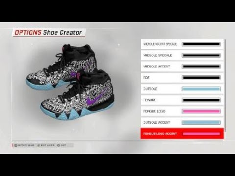 Kyrie 4 All Star for NBA 2K18 - YouTube