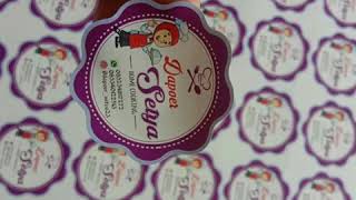Label Kemasan Makanan, Minuman & Olshop #labelprodukAnda