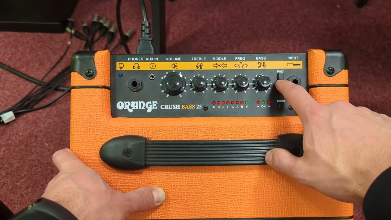 Amplificador Bajo Electrico 25w Orange Crush Bass 25