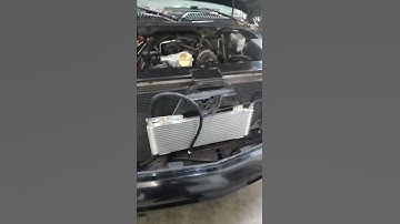 Trucool 40k transmission cooler installed LQ9 6.0l GM BTR TRUCK NORRIS CAM