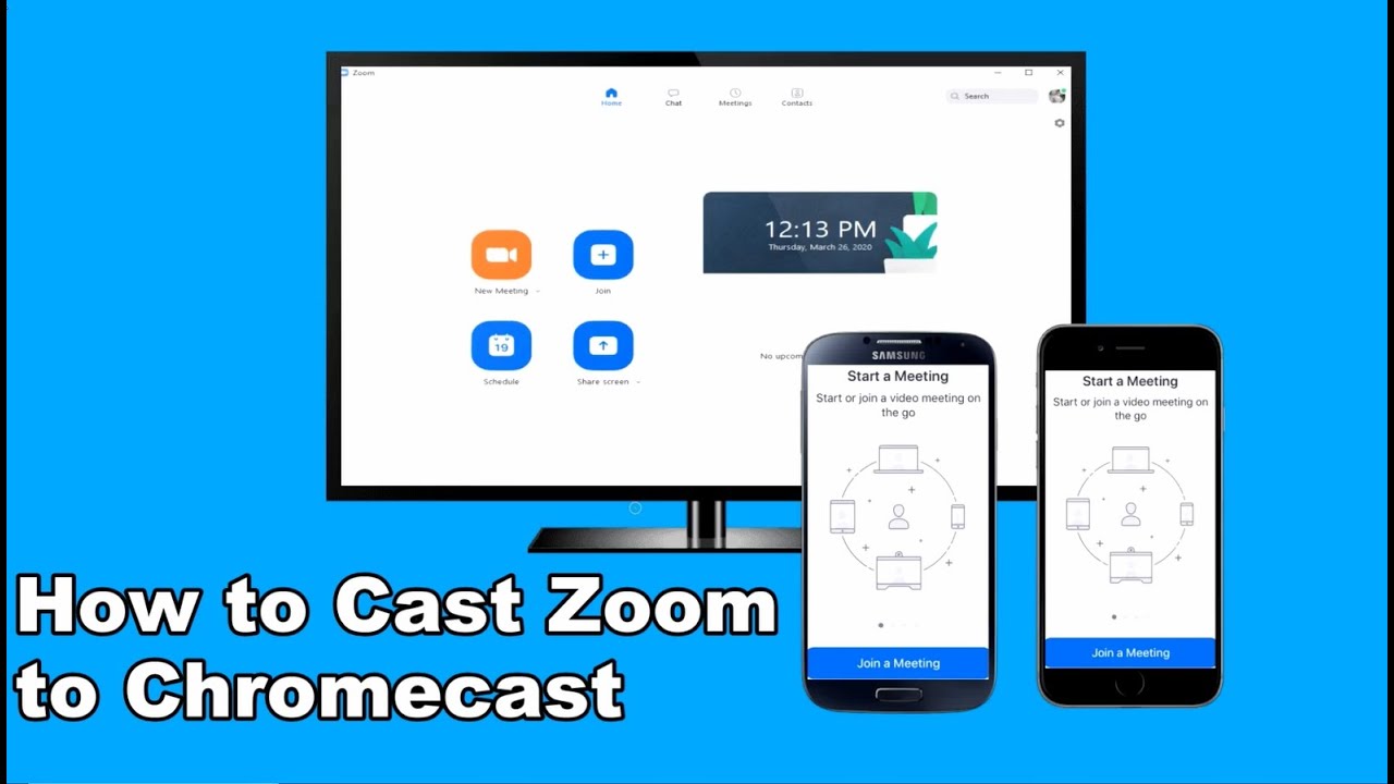 How to Cast Zoom to Chromecast - YouTube