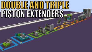 How to Make the SMALLEST Double and Triple Piston Extenders!!! [Horizontal/Vertical/Expandable]