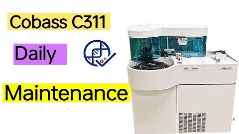 Cobas C311 Daily Maintenance | Operation | Routine Chemistry Analyser | #CobasC311 #RoutineChemistry