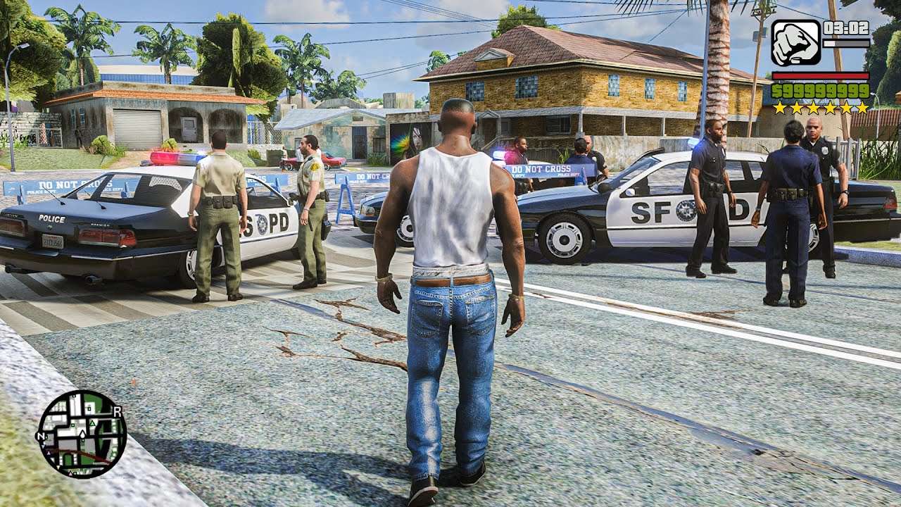 Grand Theft Auto: San Andreas - Universal - HD (Sneak Peek) Gameplay  Trailer 