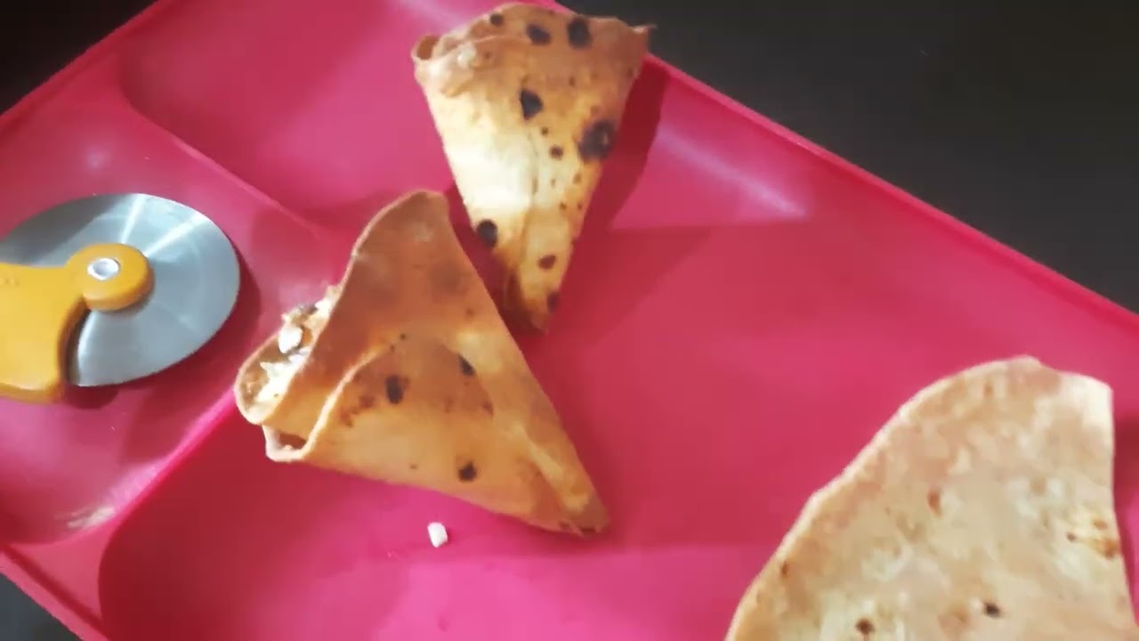 lHealthy snacks in air frier with left over chapathi