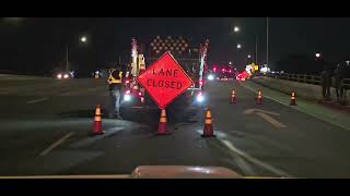 9/16/25 set-up.  Closed lane 3 on eb Balboa at the 805