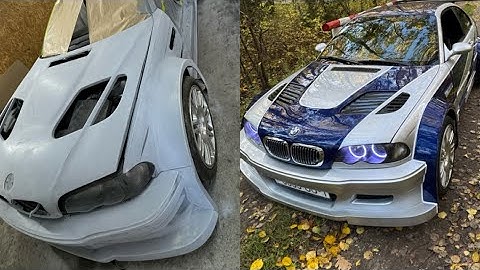 I spent 2 years building my dream car BMW M3 gtr from NFS Most Wanted