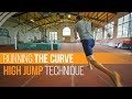 High Jump Technique - Running the Curve