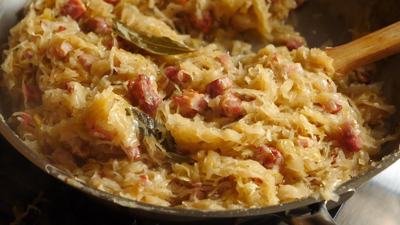 Kapusta kiszona zasmażana do schabowego