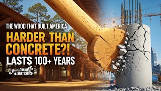 The Wood That Built America: Harder Than Concrete, Lasts 100 Years. Why Did We Stop Using It ?