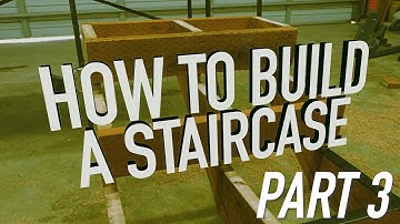How To Build Stairs PART 3: Cutting The Stairs || Dr Decks