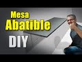 Mesa Abatible - MESA PLEGABLE DE PARED - DIY - Instalación fácil