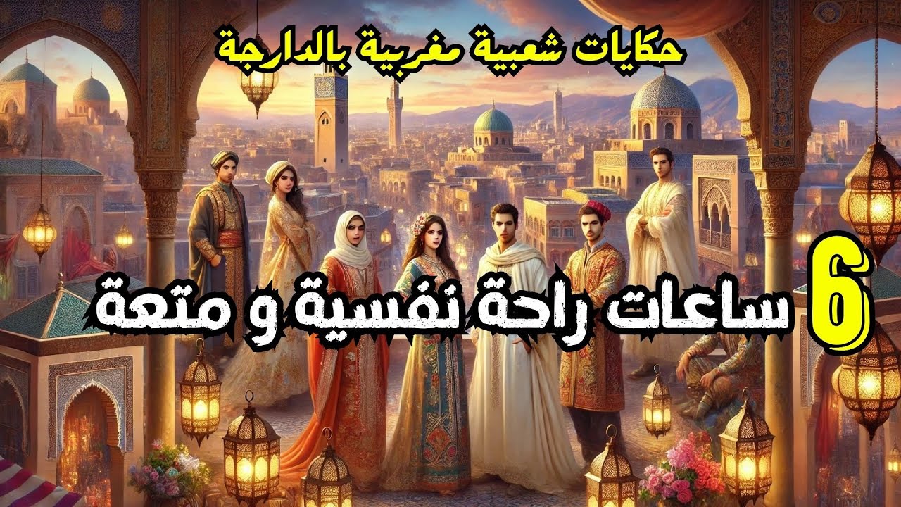 ستة ساعات في سهرة حكاية شعبية مغربية متعة و راحة نفسية 🌹قبيلة النسا 🌹