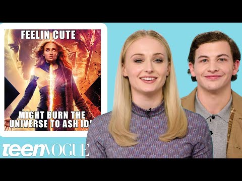 Sophie Turner and Tye Sheridan Review "X-Men: Dark Phoenix" Memes | Teen Vogue
