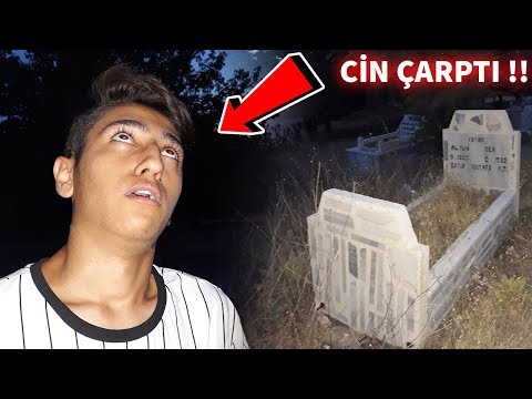 CİNLİ MEZARLIK 'A GİRDİK !! (CİN ÇARPTI 😨)