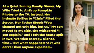My Wife’s AirDrop Exposed Her Affair at Family Dinner… and What Happened Next Was—