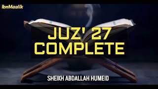 Download Lagu JUZ 27 COMPLETE | SHEIKH ABDALLAH HUMEID MP3