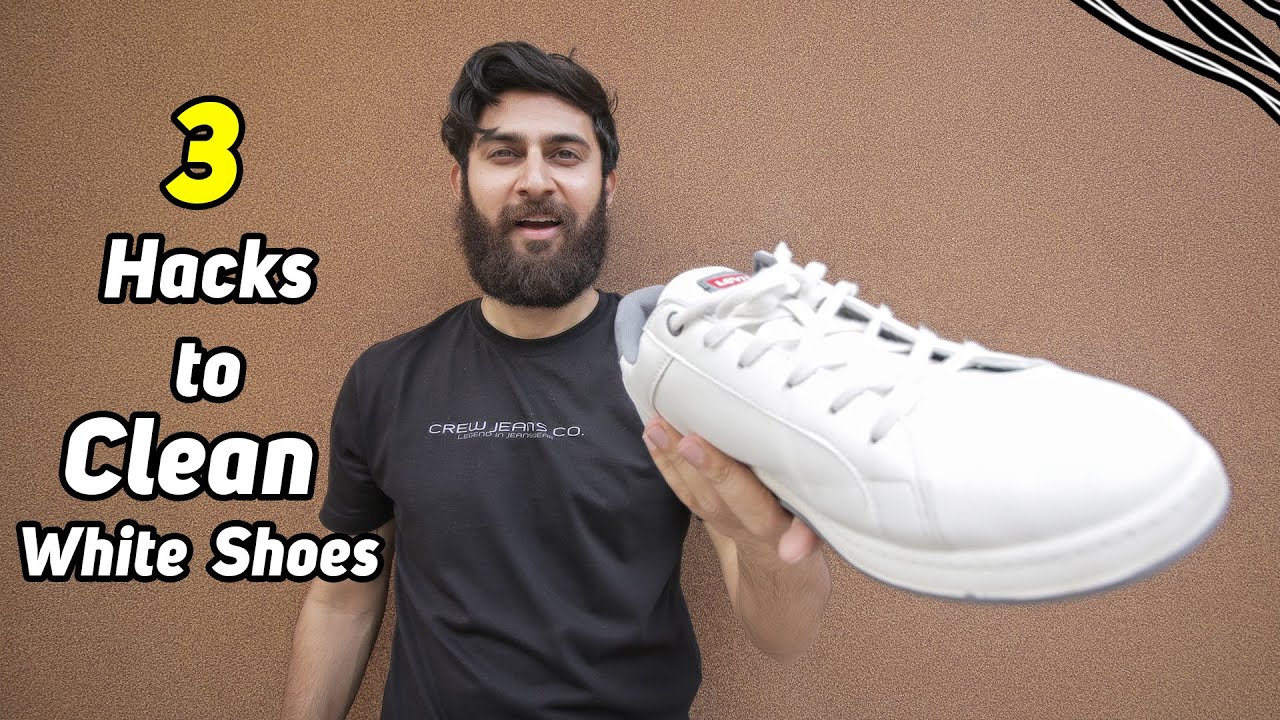 HOW TO CLEAN WHITE SHOES AT HOME | 3 Easy Hacks That WORKS | GIVEAWAY ...