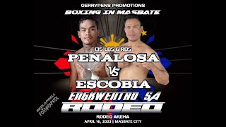 Dave Peñalosa vs. Michael Escobia PURUSDAKAN SA RODEO RODEO ARENA