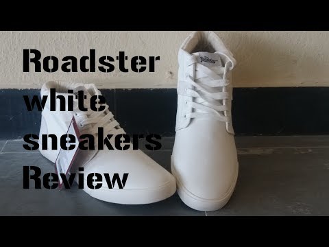 roadster men white sneakers