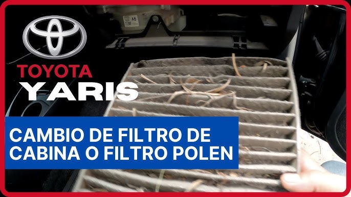 Cómo cambiar filtro habitáculo Toyota Etios: Guía