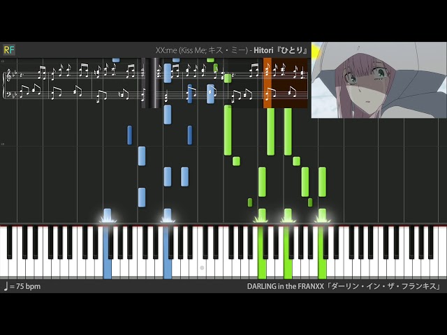 【TV】Darling in the FranXX Ending 4 (Episode 13 OST) - Hitori (Piano) class=