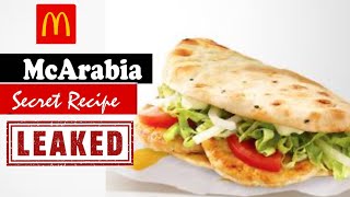 How To Make Mcdonalds Mc Arabia At Home Secret Recipe Leaked