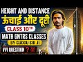 #HEIGHT_AND_DISTANCE  #ऊंचाई_और_दूरी #CLASS_10TH #BY_GUDDU_SIR_JI #VVI_QUESTION ?