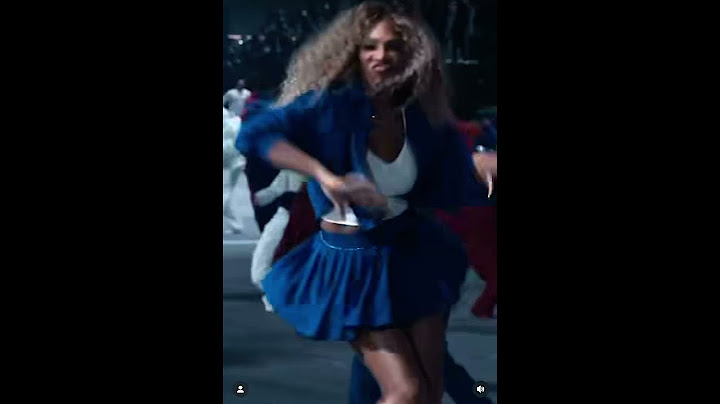 When Serena Williams came with the steps for Kendrick Lamar at Super Bowl. #PeopleAndPlacesTV