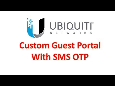 ubiquiti unifi guest portal with sms integration (into cloud key)