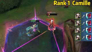 Rank 1 Camille: This 1800LP Camille Mechanic is so Aggressive! [Eng Sub]